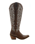 Liberty Black Aretha Tan Wide Calf Cowboy Boots