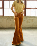 Arizona Corduroy Flared Jeans