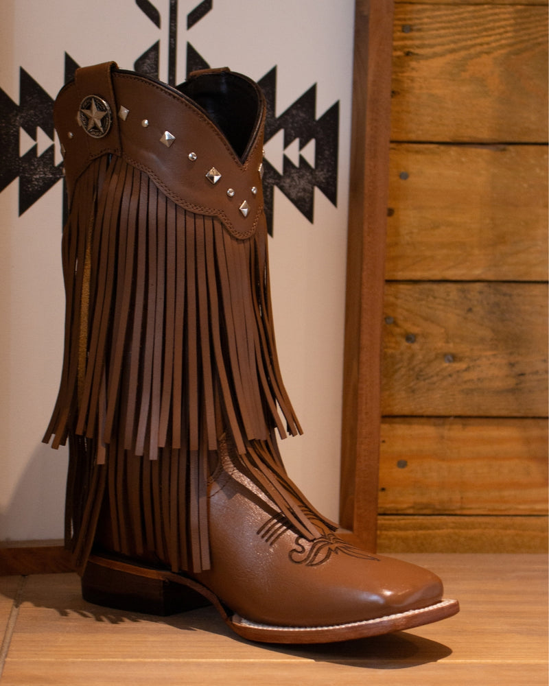 Thelma Fringe Cowboy Boots
