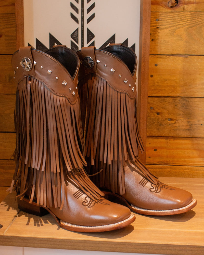 Thelma Fringe Cowboy Boots