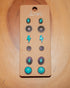 Western Stud Earrings Set of 6 Pairs