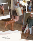 Penelope 2-In-1 Tan Cowboy Boots