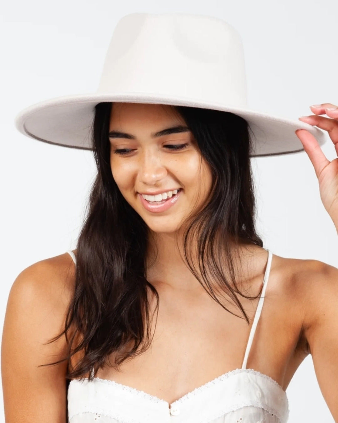 Vegan Felt Rancher Hat in Ammonite