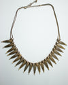 Pre-Loved Multi-Tone Feather Boho Necklace
