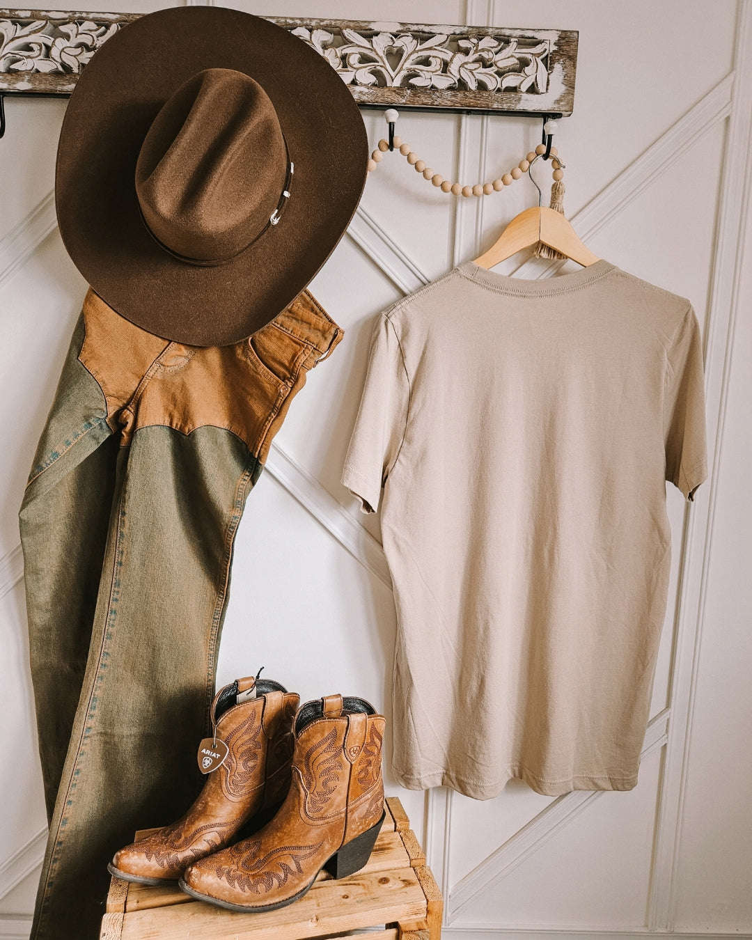 Vintage Wild West rodeo cowboy t-shirt by Rustee Clothing