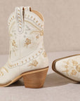 White Western Boots