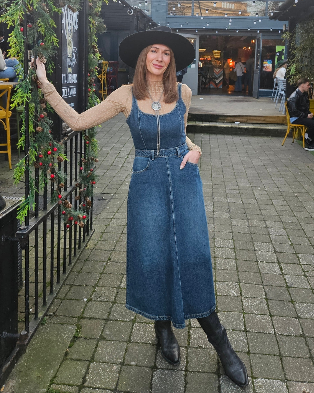 Western Concho Bolo Tie