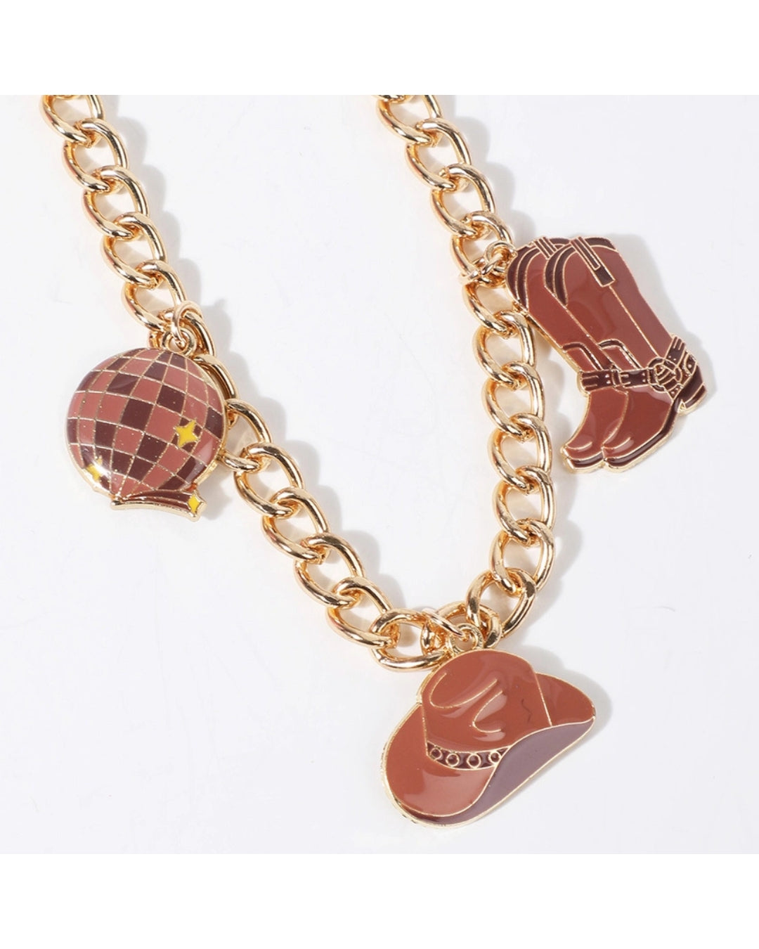 Western trucker cap chain