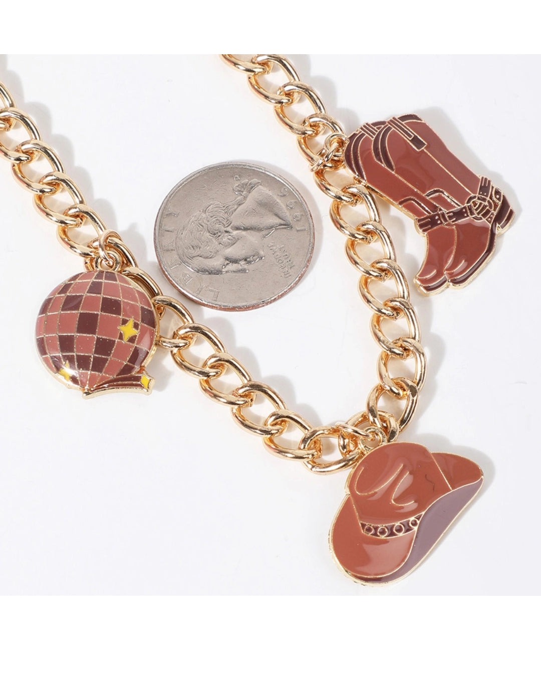 Trucker hat chain, western accessory