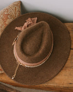 Desert Rose Brown Wool Fedora - Styled by Mel