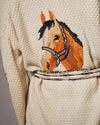 Western Horse Belted Cardigan