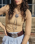 leather plait western horse buckle belt