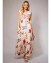 Summer western print maxi dress