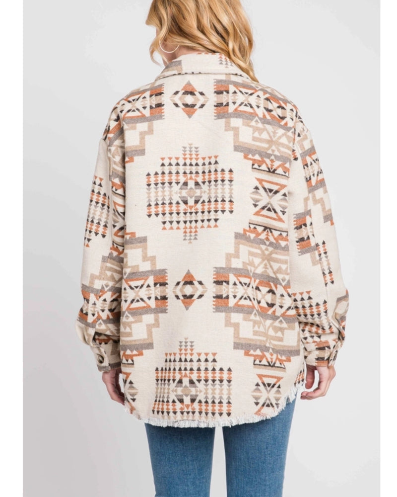 Aztec Button Down Jacket