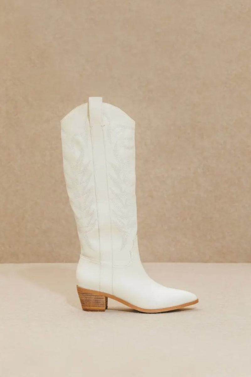 White Wedding Boots