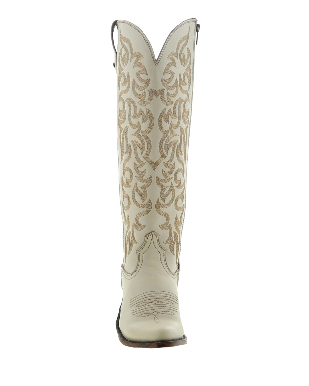 Liberty Black Aretha Bone Wide Calf Cowboy Boots