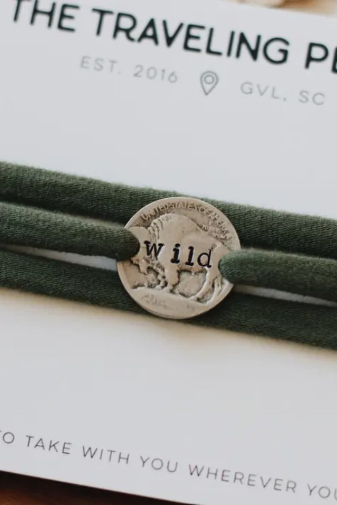 Wild Buffalo Nickel Wrap Bracelet