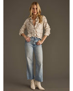 Beige & Brown Plaid Button Up Soft Shirt