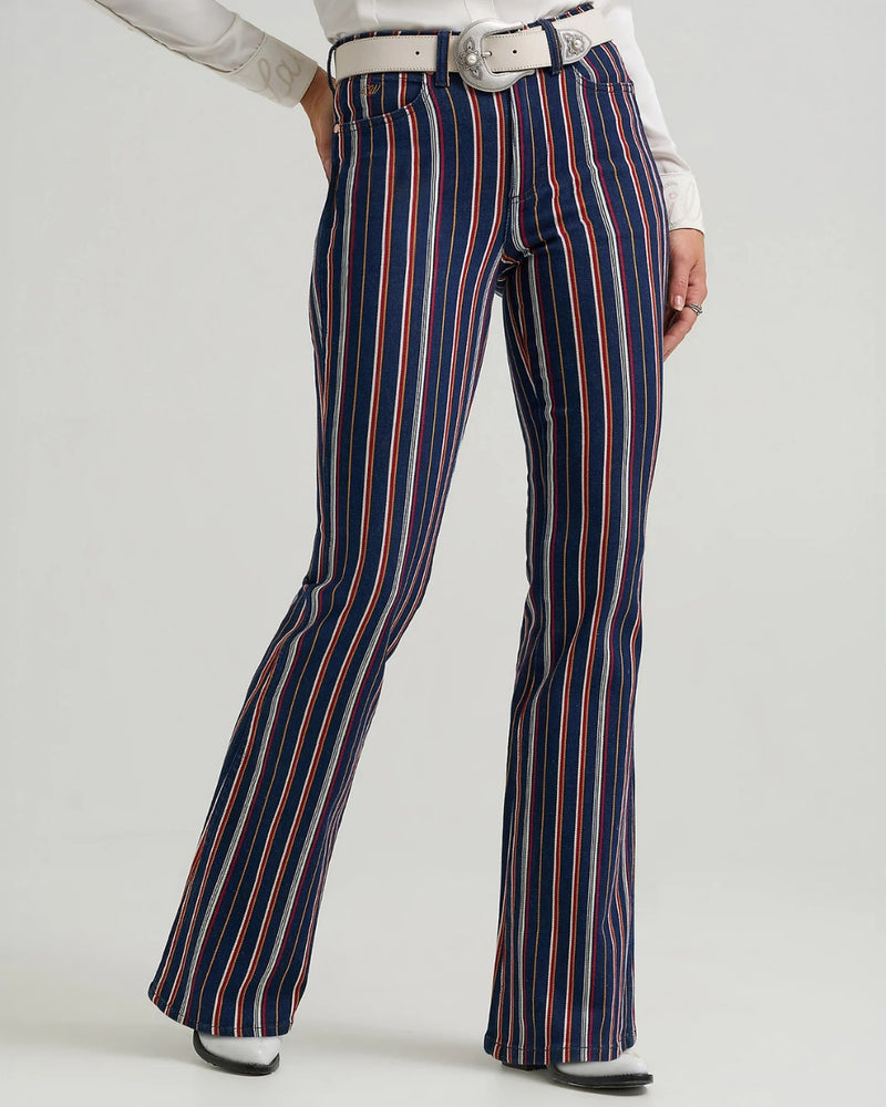 Wrangler x Lainey Wilson Striped Flare Jeans