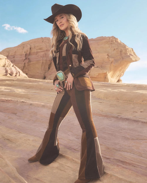 Lainey Wilson Patchwork bell bottoms