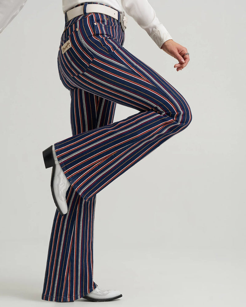 Wrangler x Lainey Wilson Striped Flare Jeans