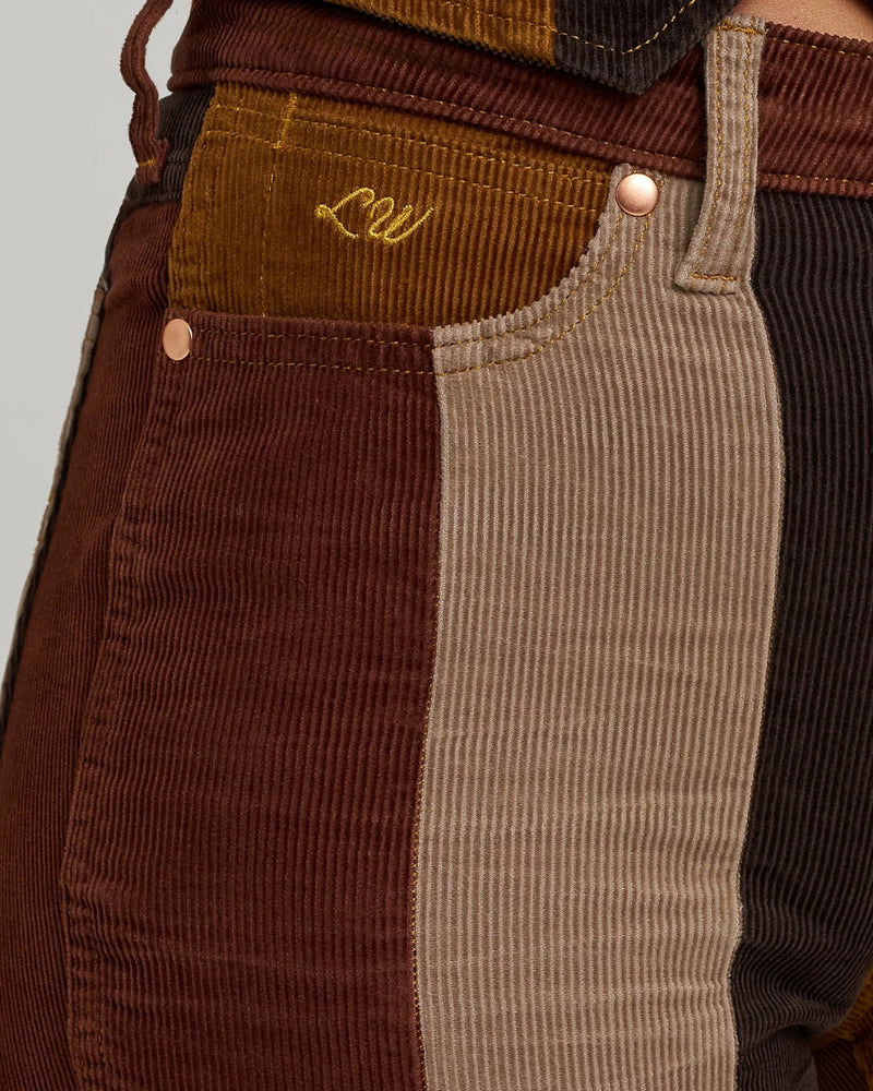 Brown corduroy bell bottom flares - Lainey Wilson