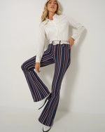 Wrangler x Lainey Wilson Striped Flare Jeans