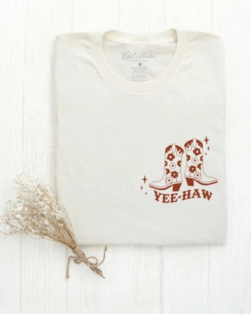 "Yee-Haw" Cowboy Boots T-Shirt