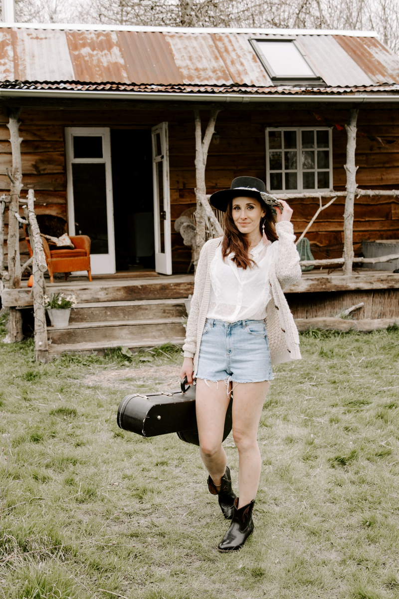 Ariat black top roper boots