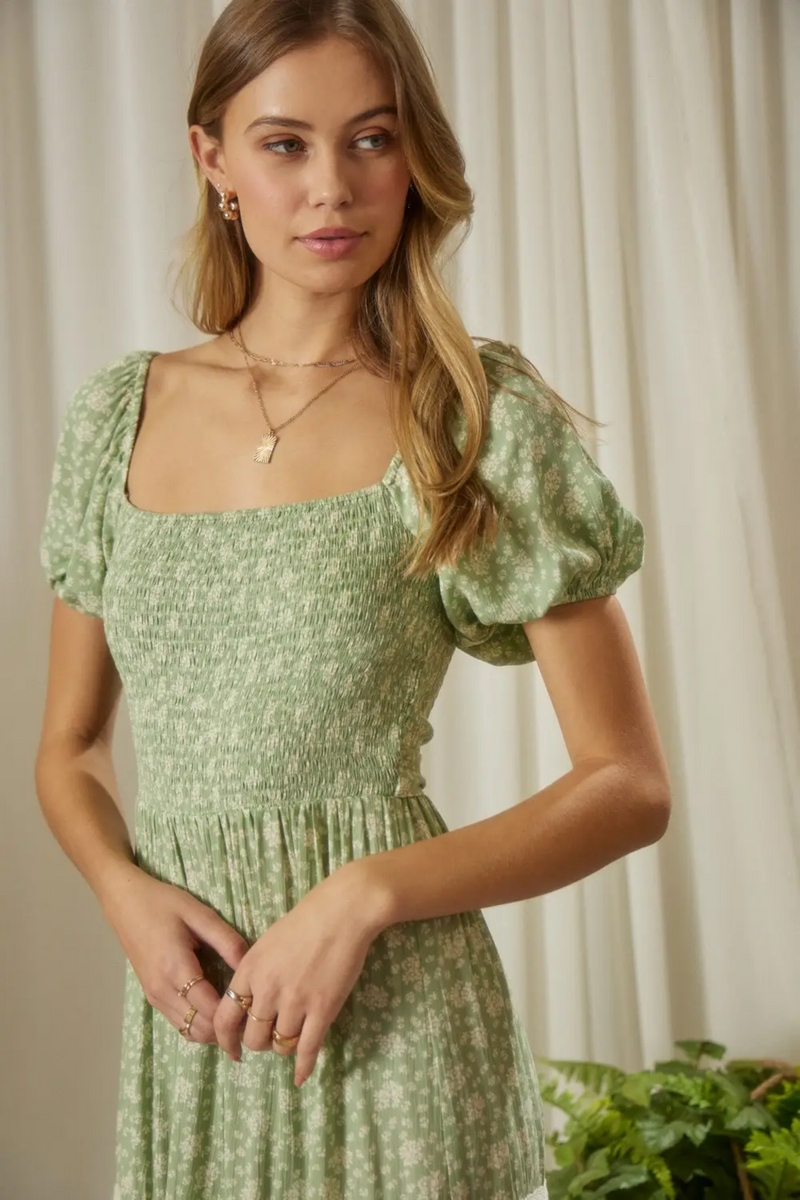 Astoria Smocked Maxi Dress