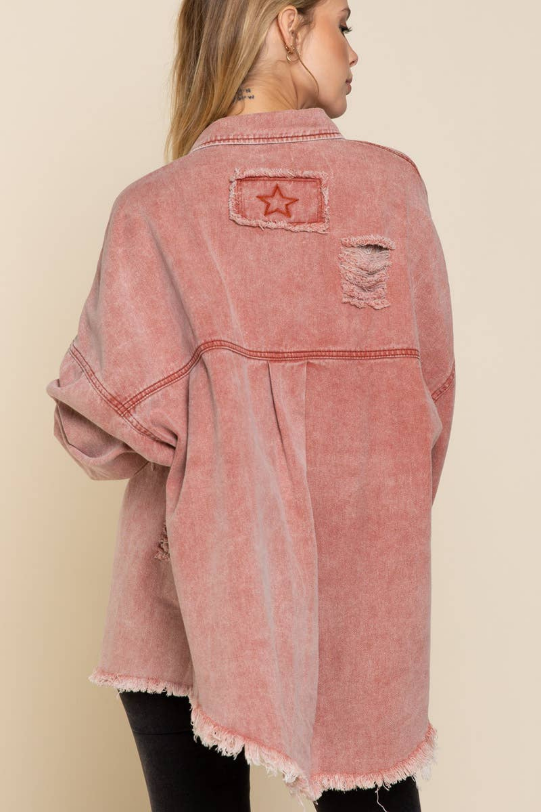 Pink denim deals