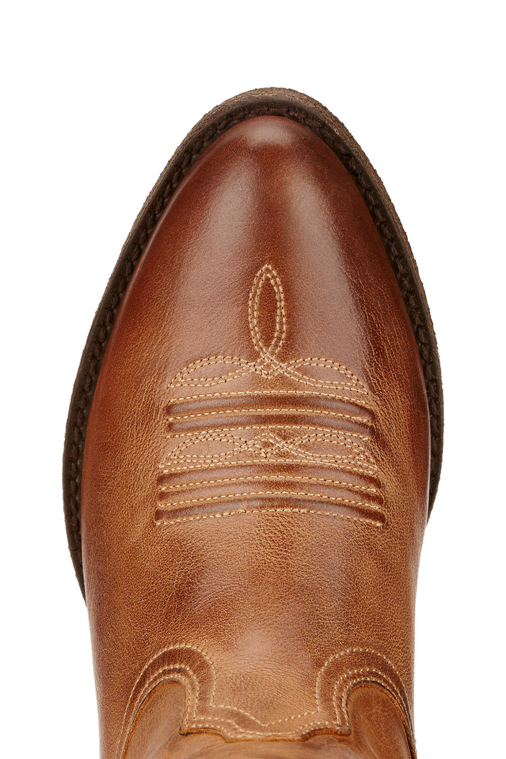 Tan ankle cowboy boots