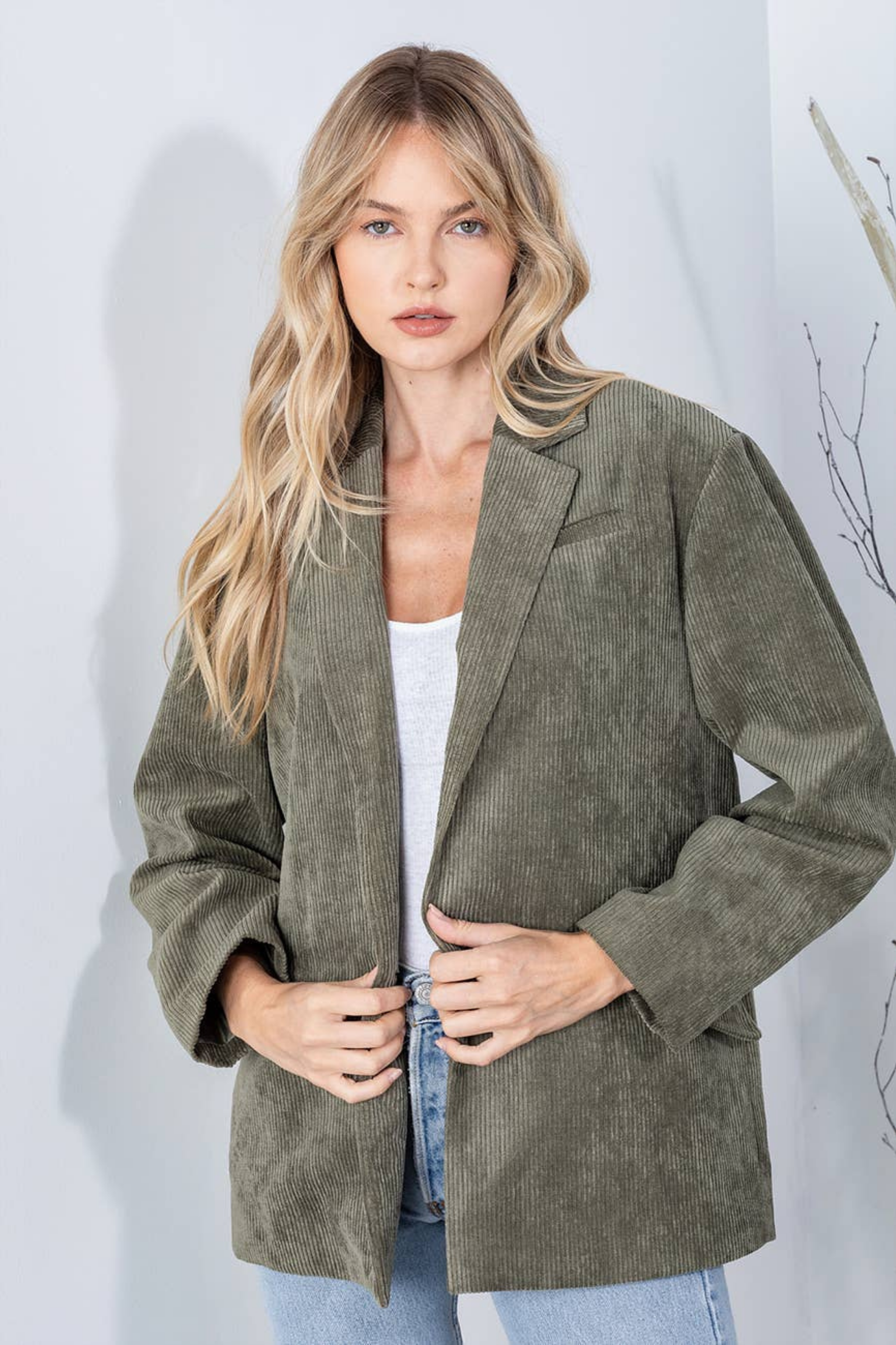 Corduroy blazer womens uk sales