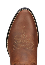 Cowboy boot leather
