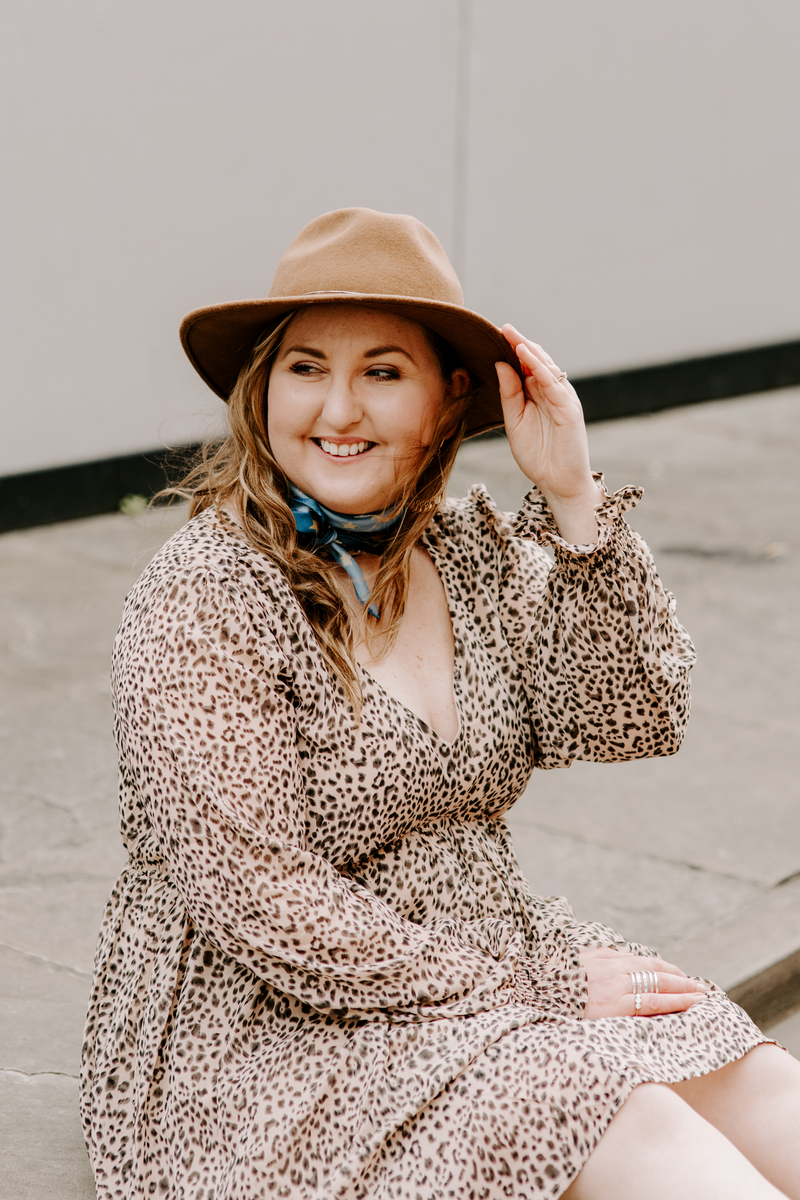 Long leopard shirt dress hot sale