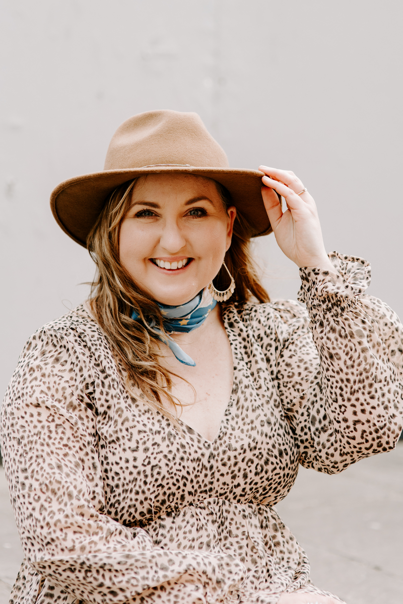 Leopard Print Chiffon Long Sleeved Smock Dress Melbelle