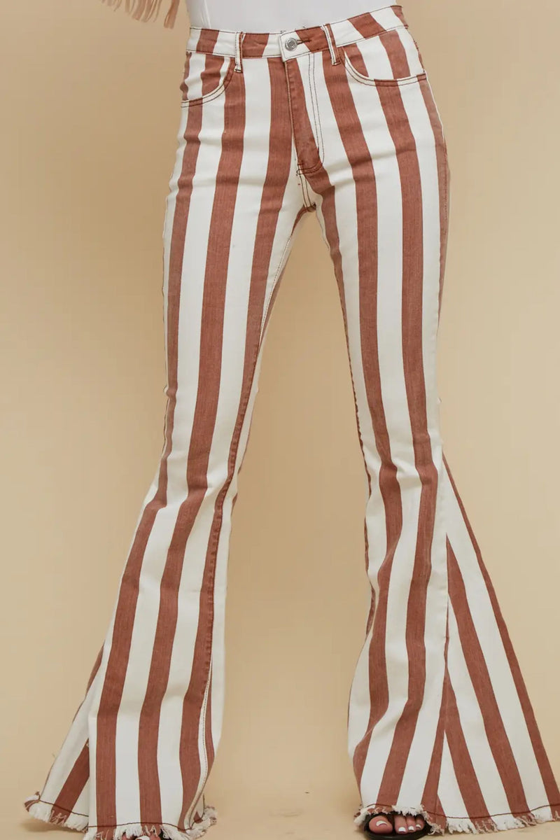 Buy Polo Ralph Lauren Women Striped Wide Leg Linen Trousers - Trousers for  Women 23538784 | Myntra