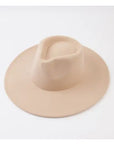 Wide Brim Hat Vegan Felt - Dune
