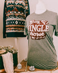 western christmas t-shirts and tops